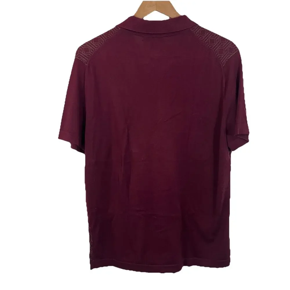 Vintage Banana Republic Pima Cotton Knit Polo Shirt Mens Medium